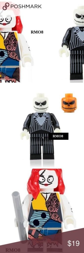 Nightmare Before Christmas Jack Sally Minifigures TWO MINIFIGURE SET Nightmare …