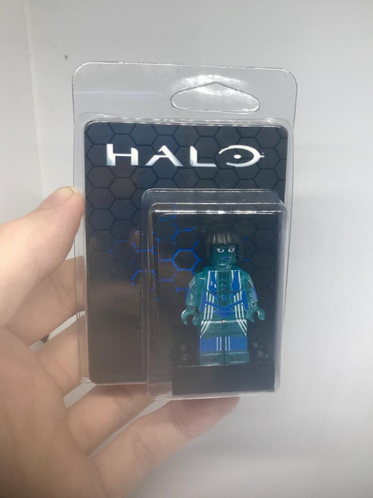 Halo Cortana: Custom Printed Minifigure + Display Case *Calypso_Customs*