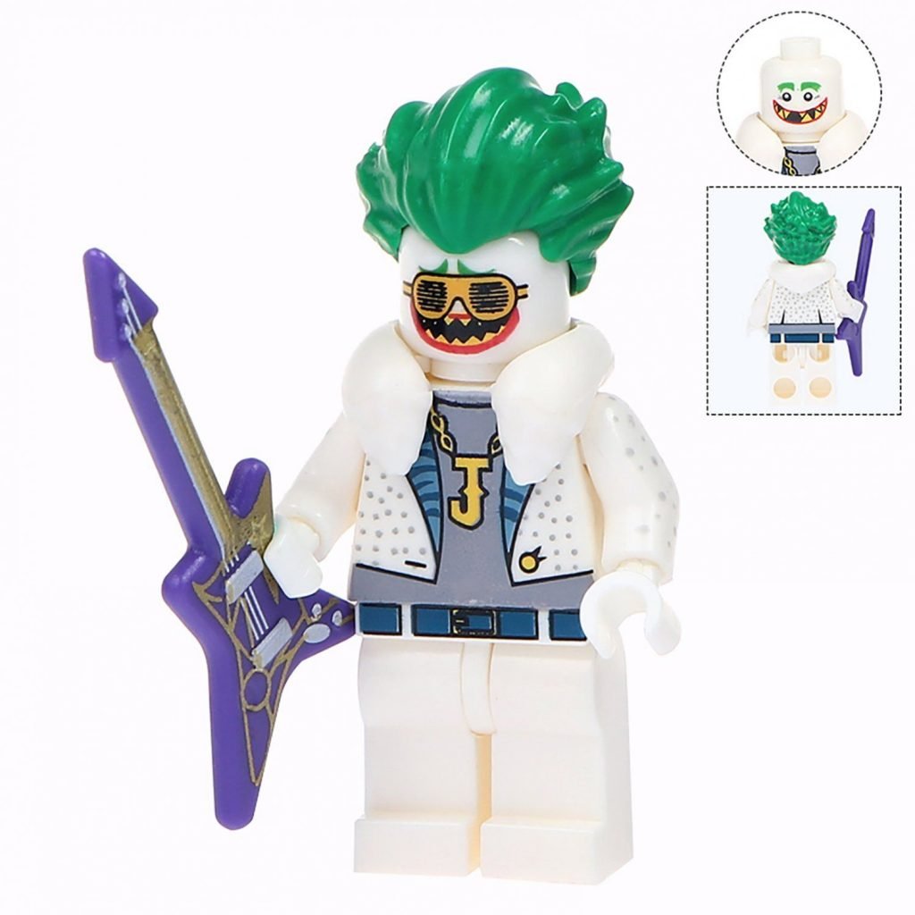 Minifigure White Joker Guitar Suicide Squad DC Comics Super Heroes Compatible Lego Building B…