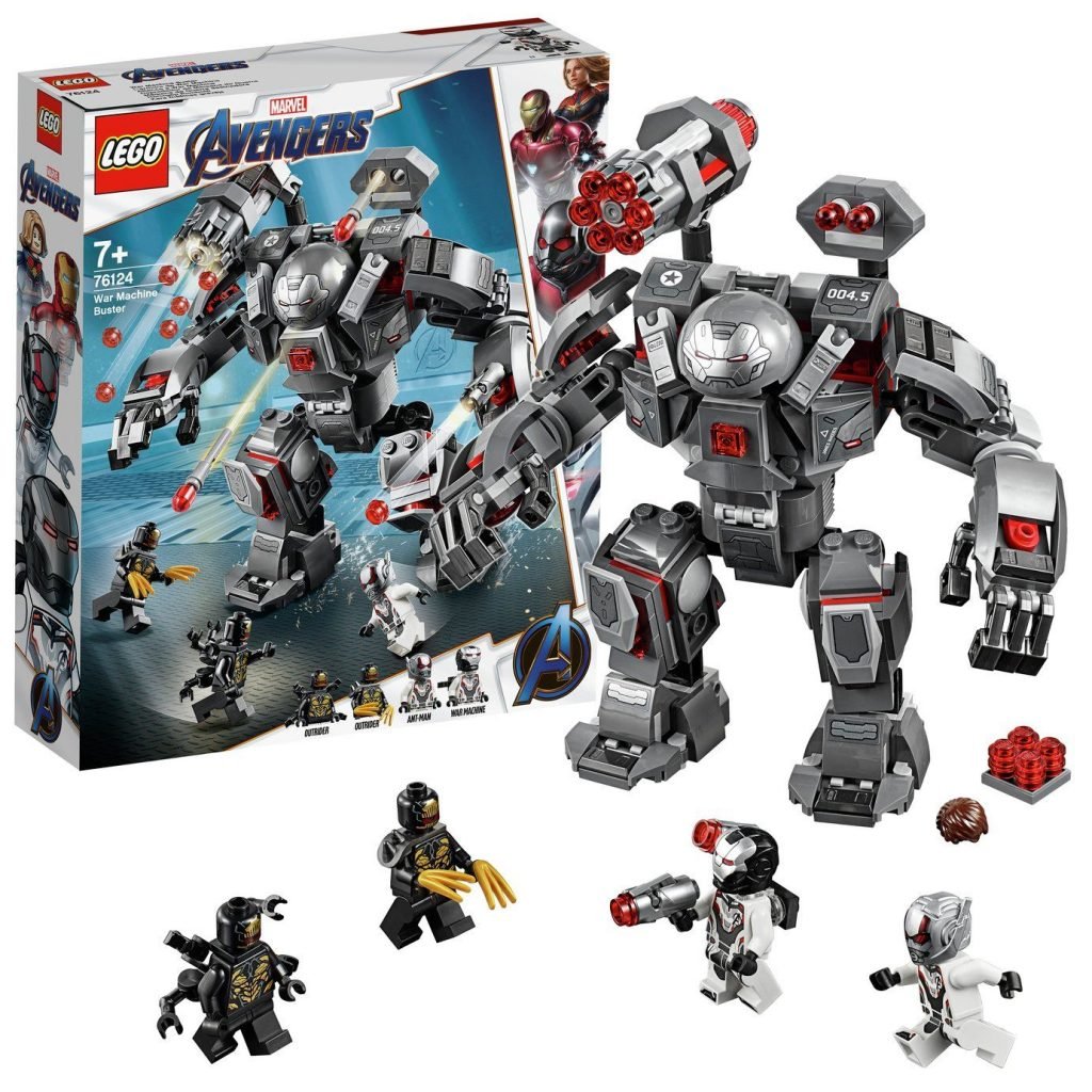 LEGO Marvel Avengers War Machine Buster Building Set – 76124