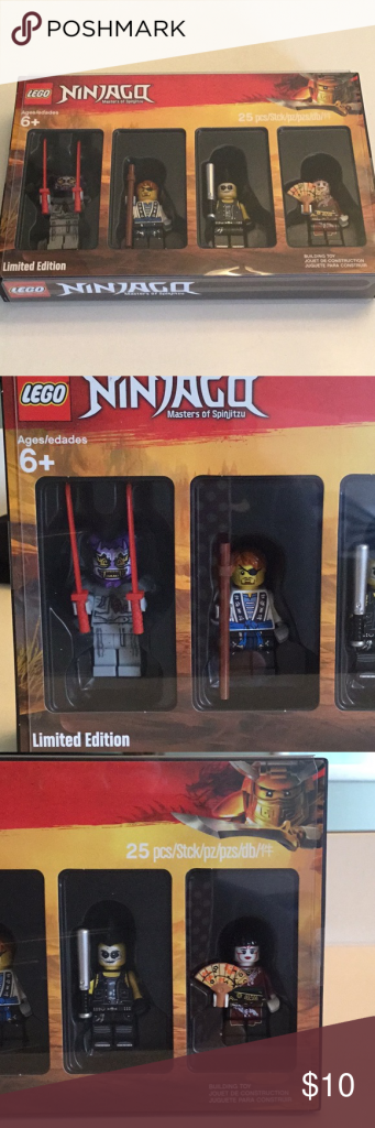 Lego Ninjago Mini figures LEGO Ninjago minifigures Limited edition 4 minifigu…