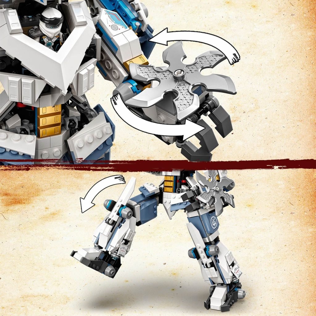 LEGO NINJAGO: Legacy Zane’s Titan Mech Battle Toy (71738)
